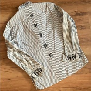 COPY - Red Snap button up dress shirt